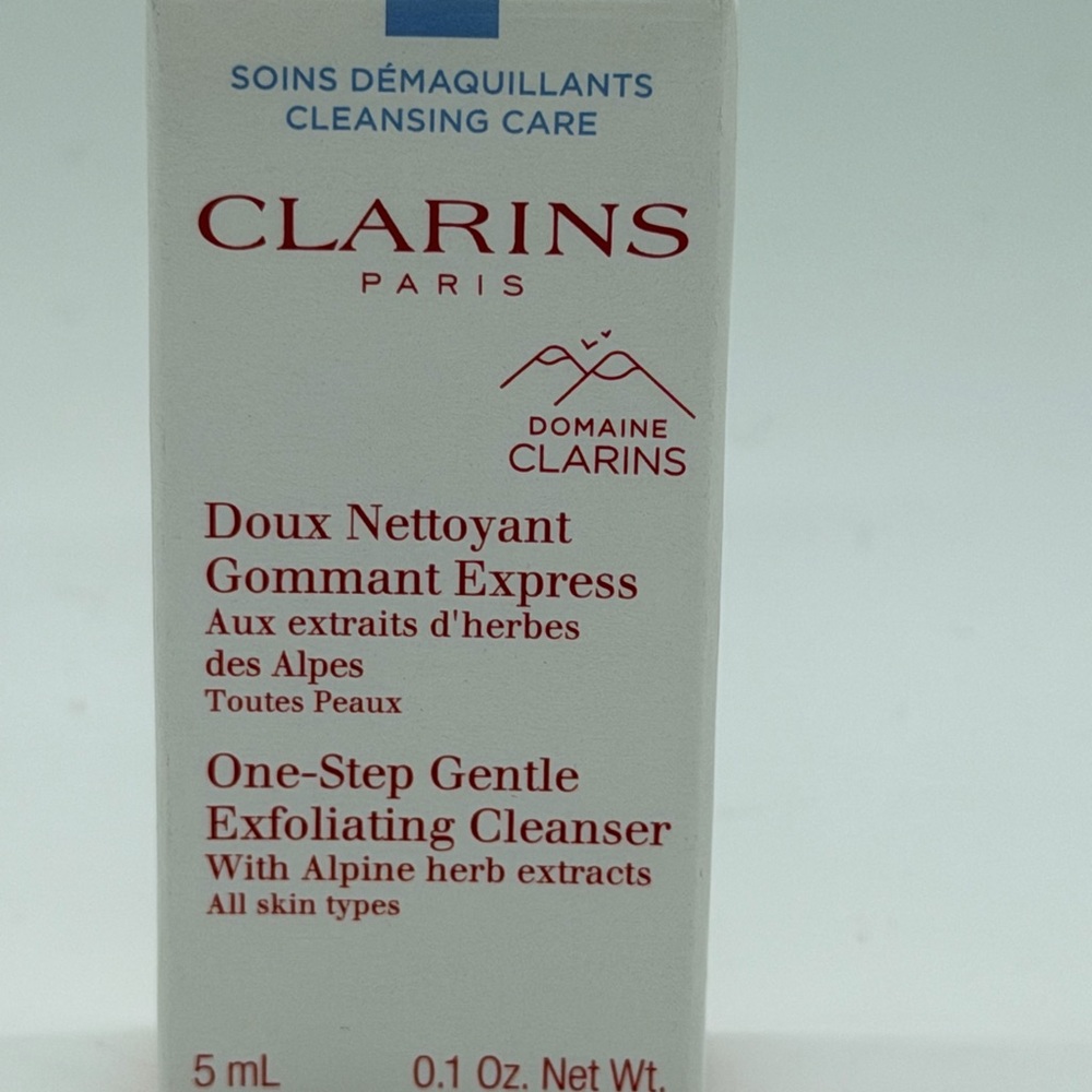 NWT Clarins Cleanser One-Step Gentle Exfoliating Mini 0.1 oz